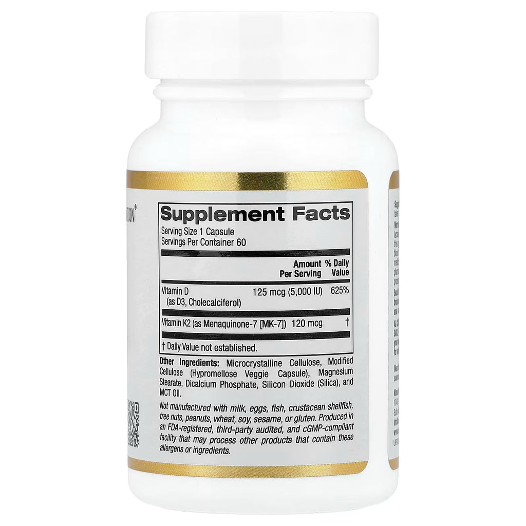 Vitamin D3 K3 5000ui 60caps