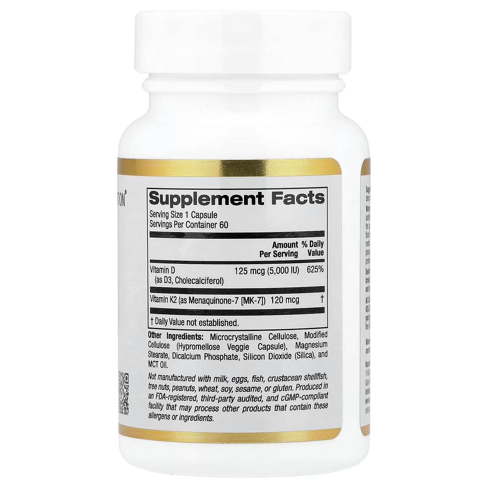 Vitamin D3 K3 5000ui 60caps
