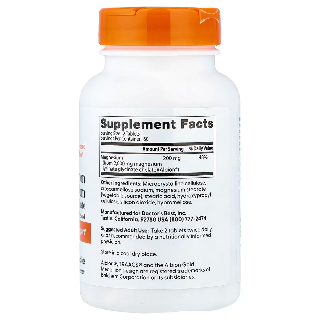 Magnesium Glycinate dr best 120tabs