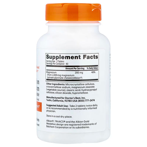 Magnesium Glycinate dr best 120tabs