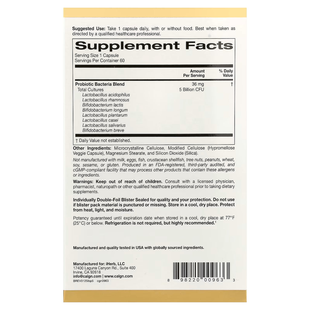 Probiotic 5billion Lactobif
