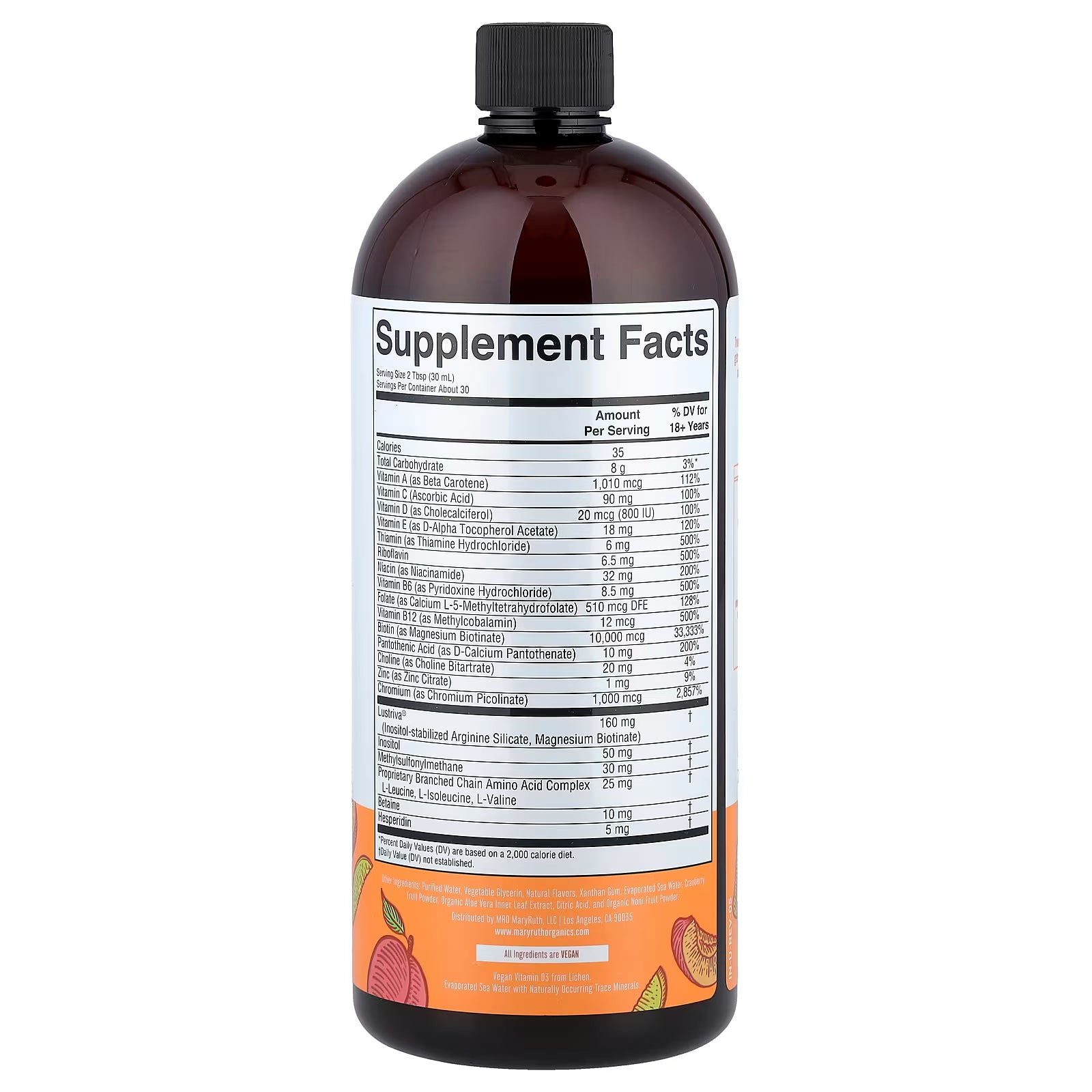 Mary Ruth Hair Growth Multivitamins 887ml